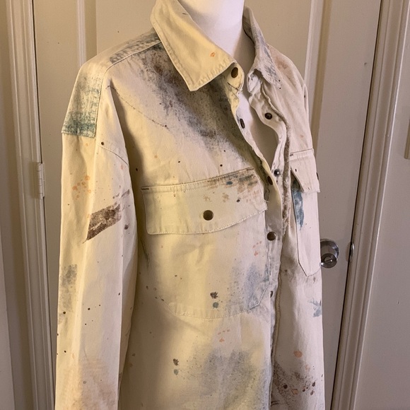 Free People Sunshine Fields Top/Oversized fit/ Sz S - Picture 7 of 16